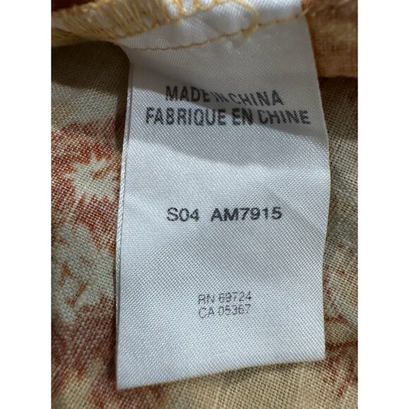 Columbia Hawaiian Fish Print Linen Cotton Shirt Men’s XL Aloha Beach Vibes - Picture 7 of 7